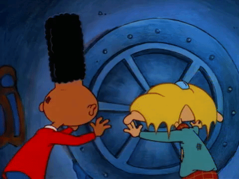 hey arnold nicksplat GIF
