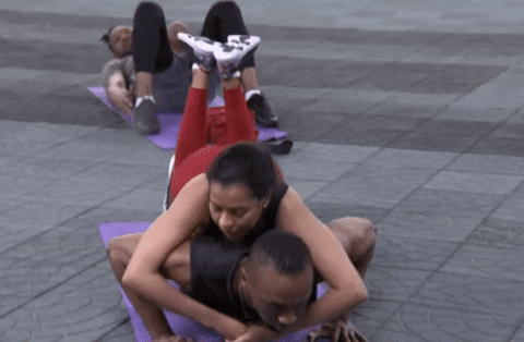 Workout Push Up GIF by Big Brother Naija