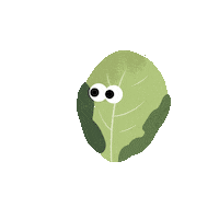 Blinking Brussels Sprout Sticker by Imperfect Foods