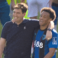 Premier League Hug GIF by AFC Bournemouth