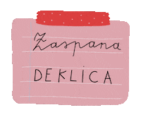 Pink Paper Sticker