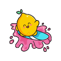 HawaiiCandyFactory candy surf lemon noms Sticker