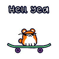 Happy Oh Yeah Sticker