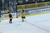 High Five Santa Claus GIF by Michigan Tech