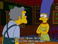 Episode 7 Suicide GIF by The Simpsons