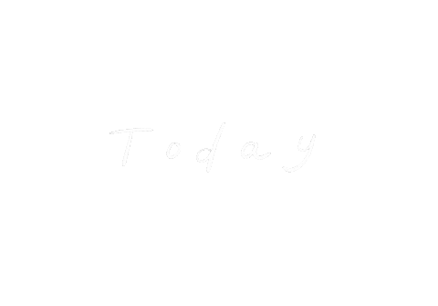 Today Handwriting Sticker