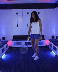 Womens Tennis GIF by DePaul Blue Demons