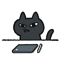 Illustration Cats Sticker