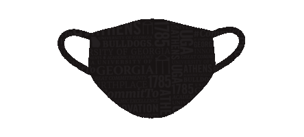 Wear A Mask Sticker by University of Georgia