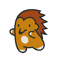 Dance Hedgehog Sticker