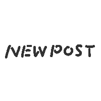 New Post 文字 Sticker