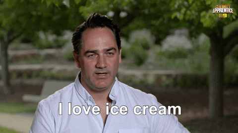 Ice Cream Love GIF by Celebrity Apprentice Australia