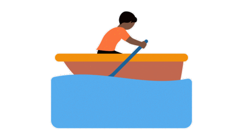 Boat Person Sticker by EmojiVid