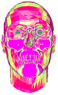 Art Face Sticker by badblueprints