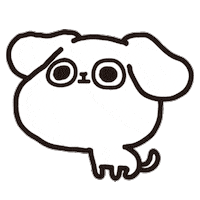 happy dog Sticker by GBLWang