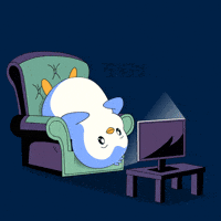 Watching All Nighter GIF by Pudgy Memez