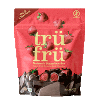 Strawberry Sticker by Tru Fru