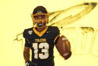 Juggle Wide Receiver GIF by Toledo Rockets