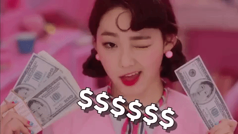 K-Pop Money GIF