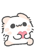 Valentines Day Cat Sticker