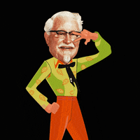 KFCCostaRica food 90s 80s chicken GIF