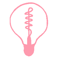 bronandco light idea bright off Sticker