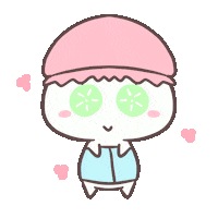 Happy Cartoon Sticker