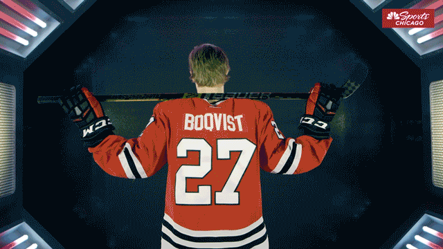 Adam Boqvist Authentic Fan GIF by NBC Sports Chicago