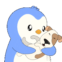 Happy Dog Sticker by Pudgy Penguins