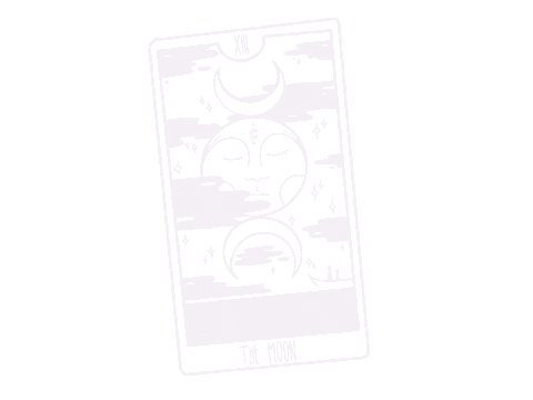 The Moon Tarot Sticker