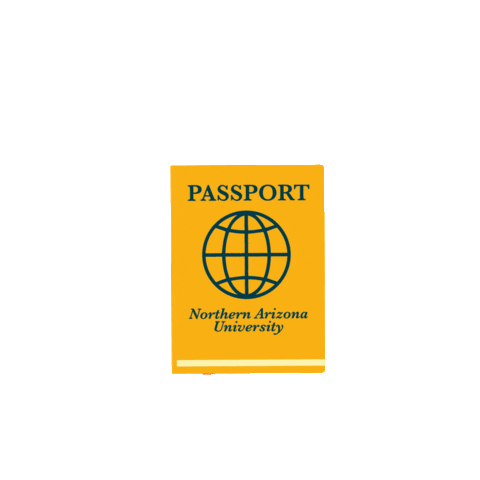 northern arizona university travel Sticker by NAU Social