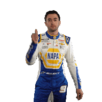 Nascar Racing Thumbs Up Sticker by NASCAR