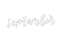 September Month Sticker