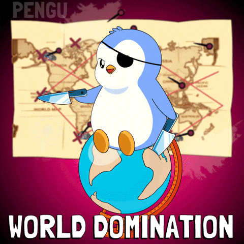 World Domination Crypto GIF by Pudgy Penguins