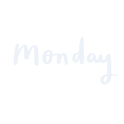 mhairioliver monday writing handwriting daysoftheweek Sticker