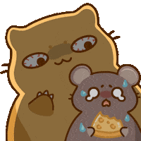 Mouse Sweating Sticker by Bichi Mao