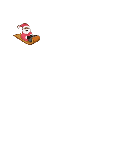 Holiday Sledding Sticker
