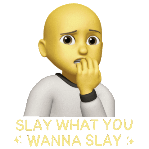 Nervous Instagram Sticker