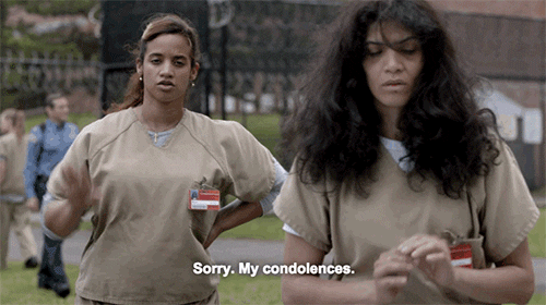 sorry orange is the new black GIF by Yosub Kim, Content Strategy Director