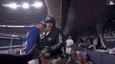 High Five Blue Jays GIF by Toronto Blue Jays