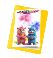 Festival Of Colors Happy Holi Sticker