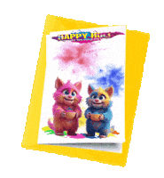 Festival Of Colors Happy Holi Sticker
