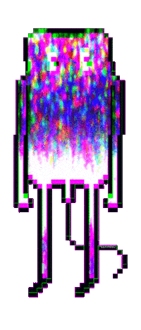 Good Morning Pixel Sticker by PEEKASSO