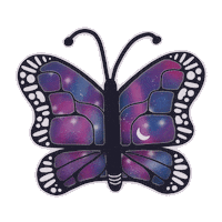 Pink Space Sticker
