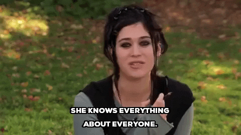 mean girls she knows everything about everyone GIF