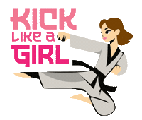 Martial Arts Girl Power Sticker by Taekwondo Camaleones