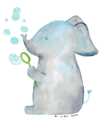 elephant soapbubble Sticker