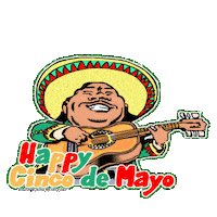 Cinco De Mayo Party Sticker by imoji