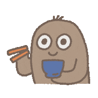 Hungry Clayguy Sticker