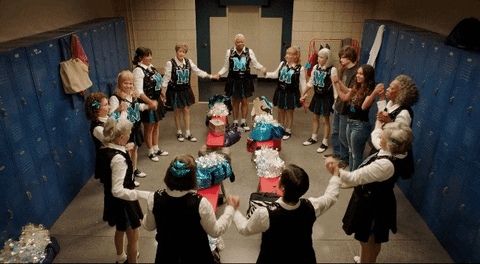 hands up friends GIF by Poms